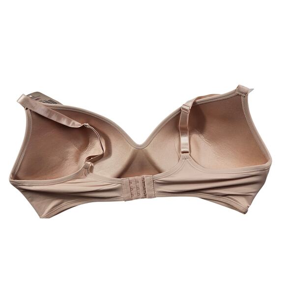 NWT Comfort wire free 40D beige t shirt bra nude neutral full coverage NEW - Picture 4 of 5